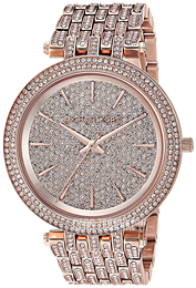 Michael Kors Darci Zestaw kryształów/Stal w kolorze różowego złota Ø39 mm MK3780