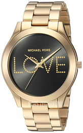 Michael Kors Runway Czarny/Stal w odcieniu złota Ø42 mm MK3803