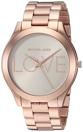 Michael Kors Runway Srebrny/Stal w kolorze różowego złota Ø42 mm MK3804