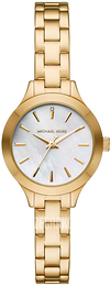 Michael Kors Runway Biały/Stal w odcieniu złota Ø28 mm MK3871