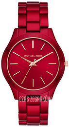 Michael Kors Runway Czerwony/Stal Ø42 mm MK3895