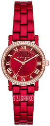 Michael Kors Norie Czerwony/Stal Ø28 mm MK3896