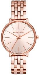 Michael Kors Pyper Różowe złoto/Stal w kolorze różowego złota Ø38 mm MK3897