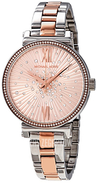 Michael Kors Sofie Różowe złoto/Stal w kolorze różowego złota Ø36 mm MK3972