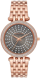 Michael Kors Darci Szary/Stal w kolorze różowego złota Ø39 mm MK4408