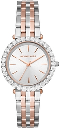 Michael Kors Darci Biały/Stal w kolorze różowego złota Ø35 mm MK4515