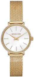 Michael Kors Pyper Biały/Pozlacana Ø32 mm MK4619