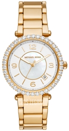 Michael Kors Parker Srebrny/Pozlacana Ø38 mm MK4693