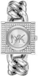 Michael Kors MK Chain Lock Srebrny/Stal Ø25 mm MK4718