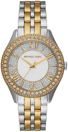 Michael Kors Harlowe Srebrny/Stal w odcieniu złota Ø38 mm MK4811