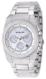 Michael Kors Biały/Stal Ø36 mm MK5068