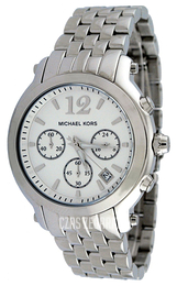 Michael Kors Biały/Stal Ø40 mm MK5171