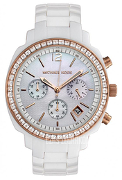 Michael Kors Biały/Plastik Ø42 mm MK5214