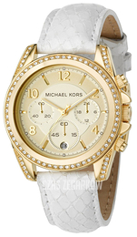 Michael Kors Żółte złoto/Skóra Ø39 mm MK5282