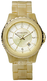 Michael Kors Biały/Stal Ø42 mm MK5299