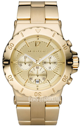 Michael Kors Dylan Żółte złoto/Stal w odcieniu złota Ø42 mm MK5313
