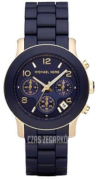 Michael Kors Niebieski/Stal w odcieniu złota Ø38 mm MK5316