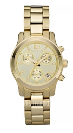 Michael Kors Runway Szampański/Stal w odcieniu złota Ø33 mm MK5384