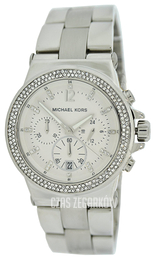 Michael Kors Biały/Stal Ø44 mm MK5385