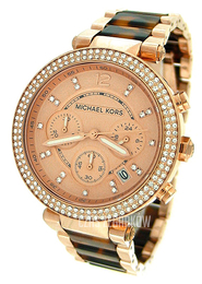 Michael Kors Parker Różowe złoto/Stal w kolorze różowego złota Ø39 mm MK5538