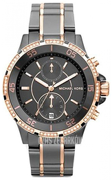 Michael Kors Szary/Stal Ø42 mm MK5554