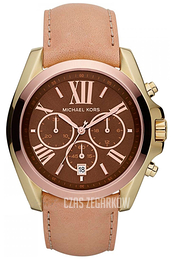 Michael Kors Bradshaw Brązowy/Skóra Ø43 mm MK5630