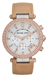 Michael Kors Parker Biały/Skóra Ø38 mm MK5633