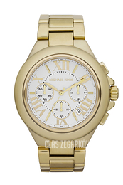 Michael Kors Camille Biały/Stal w odcieniu złota Ø43 mm MK5635