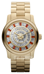 Michael Kors Glitz Zestaw kryształów/Stal w odcieniu złota Ø38 mm MK5729