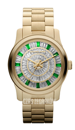 Michael Kors Biały/Stal w odcieniu złota Ø38 mm MK5730