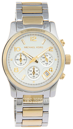 Michael Kors Srebrny/Stal w odcieniu złota Ø39 mm MK5741
