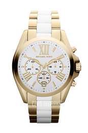 Michael Kors Bradshaw Biały/Plastik Ø43 mm MK5743