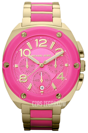 Michael Kors Różowy/Stal w odcieniu złota Ø43 mm MK5745