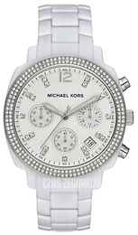 Michael Kors Biały/Czeramiczna Ø39 mm MK5822