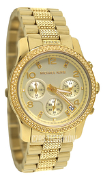 Michael Kors Runway Żółte złoto/Stal w odcieniu złota Ø38 mm MK5826