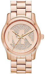 Michael Kors Runway Różowe złoto/Stal w kolorze różowego złota Ø38 mm MK5853