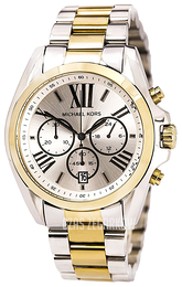 Michael Kors Srebrny/Stal w odcieniu złota Ø43 mm MK5855