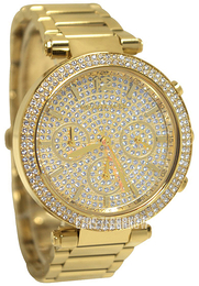 Michael Kors Parker Żółte złoto/Stal w odcieniu złota Ø39 mm MK5856
