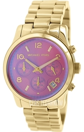 Michael Kors Runway Różowy/Stal w odcieniu złota Ø38 mm MK5939