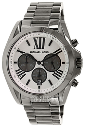 Michael Kors Biały/Stal Ø43 mm MK5952