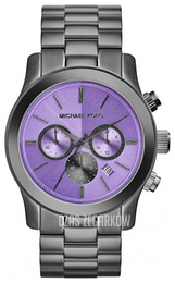 Michael Kors Purpurowy/Stal Ø45 mm MK5954
