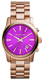Michael Kors Runway Różowy/Stal w kolorze różowego złota MK6050