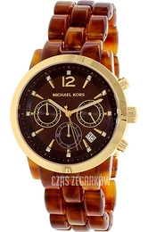 Michael Kors Audrina Brązowy/Żywica z tworzywa sztucznego Ø42 mm MK6235