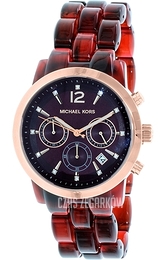 Michael Kors Czerwony/Żywica z tworzywa sztucznego Ø41.5 mm MK6237