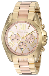 Michael Kors Bradshaw Różowe złoto/Stal w kolorze różowego złota Ø43 mm MK6359