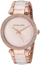 Michael Kors Parker Różowe złoto/Acetat Ø39 mm MK6402