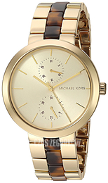 Michael Kors Garner Żółte złoto/Żywica z tworzywa sztucznego Ø38 mm MK6471