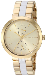 Michael Kors Garner Żółte złoto/Żywica z tworzywa sztucznego Ø38 mm MK6472