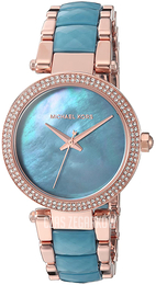 Michael Kors Parker Niebieski/Acetat Ø33 mm MK6491