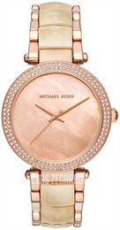Michael Kors Parker Różowe złoto/Stal w kolorze różowego złota Ø39 mm MK6492